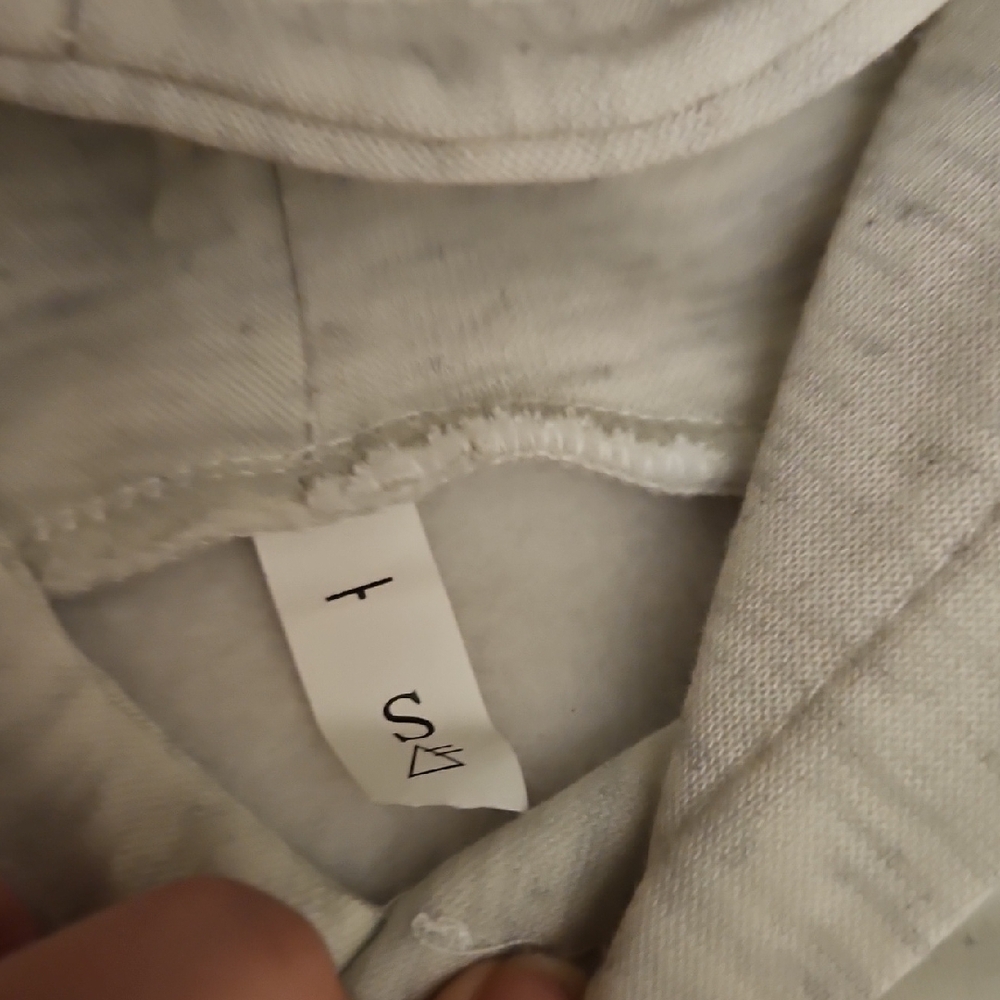NWOT Gray Hoodie with Pink Floral Design - Picture 3 of 6